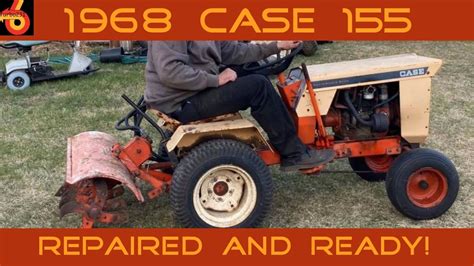 1968 Case 155 Garden Tractor Repair And Ready Youtube