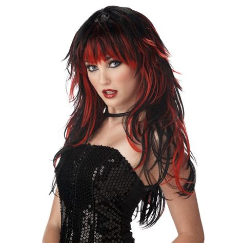 Darkevilwomangoth Gothic Hairstyles Hair Styles Red Wigs