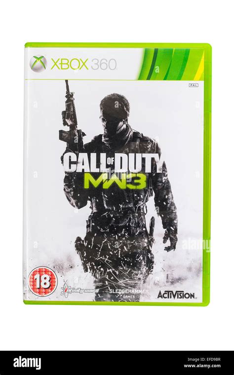 The Microsoft Xbox 360 Call Of Duty Mw3 Game On A White Background