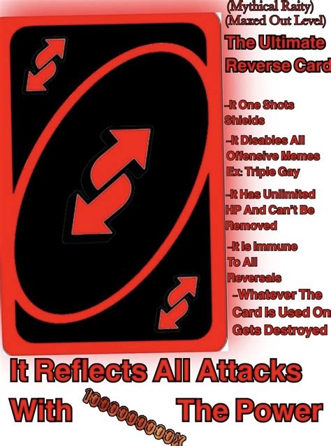 Check out our uno reverse card selection for the very best in unique or custom, handmade pieces from our stickers, labels & tags shops. The Demigod Reverse Card, Collecting 4 will make them fuse ...