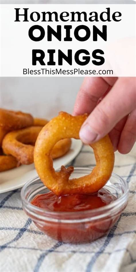 Homemade Onion Rings — Bless This Mess