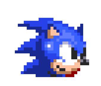 Sonic Face Sonic The Hedgehog Pixel Art Transparent PNG 630x570 Free