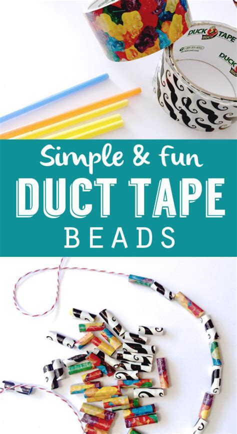 Duct Tape Beads A Super Fun And Easy Duct Tape Craft For Kids Artofit