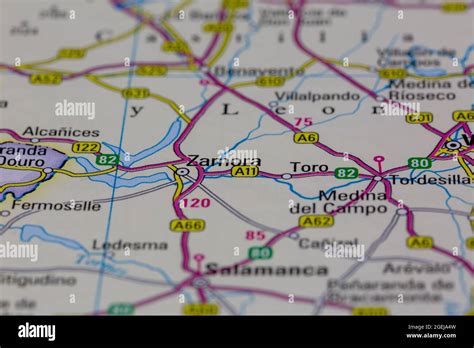 Map Of Zamora Spain Hi Res Stock Photography And Images Alamy