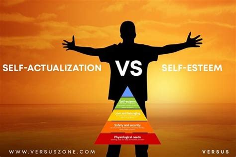 Self Actualization Vs Self Esteem Versus Zone