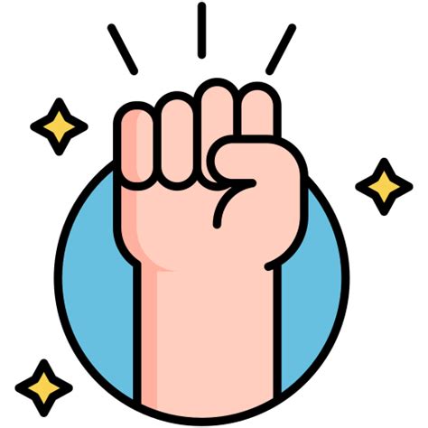 Courage Free Hands And Gestures Icons