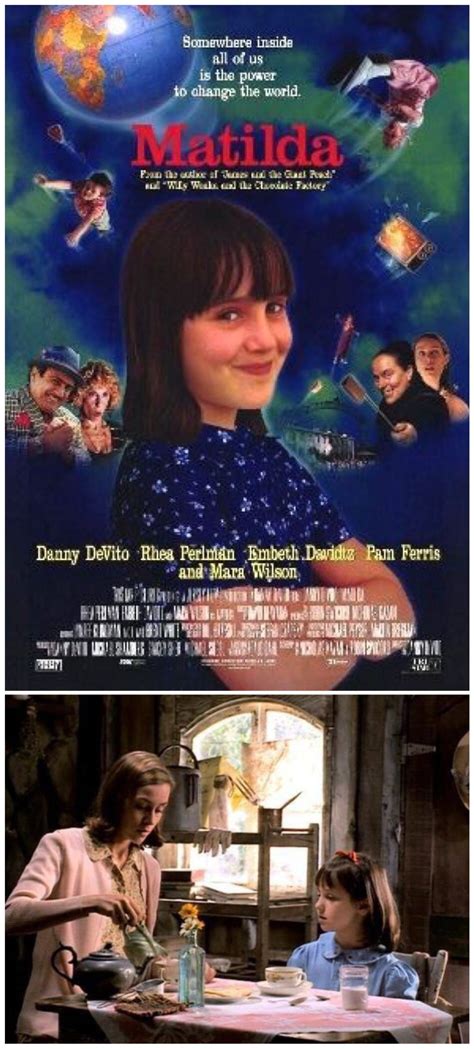 All her movies is on this video, if you wanna remember her, here you have her movie's images. Matilda- Tea on Screen | Danny devito, Mara wilson, Film