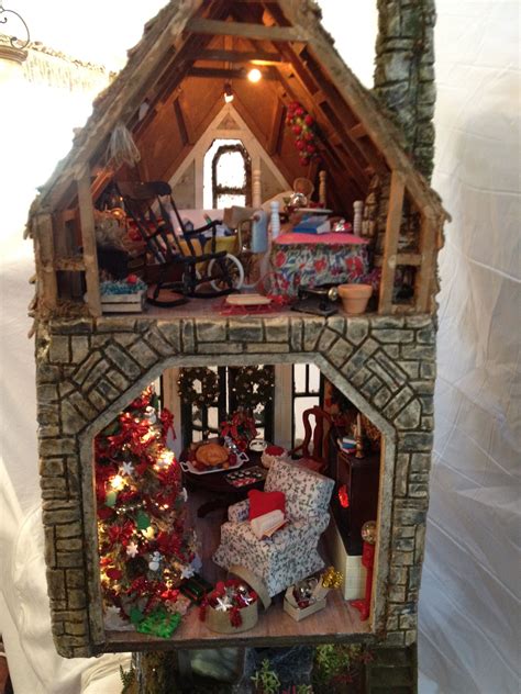 1000 Images About Christmas Dollhouses And Minis On Pinterest