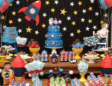 Space Astronaut Birthday Birthday Noahs First Birthday Party