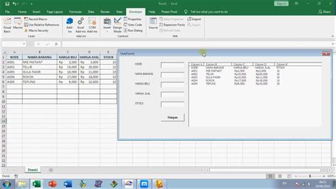 Transfer Data Excel Ke Dalam Listbox Vba Macro Excel Youtube