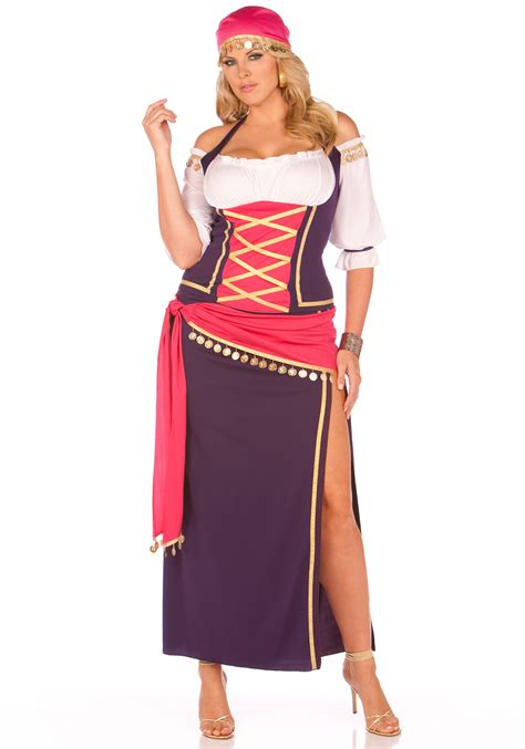 Whether you're getting ready for halloween, costume parties or a convention, our selection of female halloween costumes makes it easy to achieve the look you want. Plus Size Dancing Gypsy Maiden Costume - Womens Gypsy Costumes