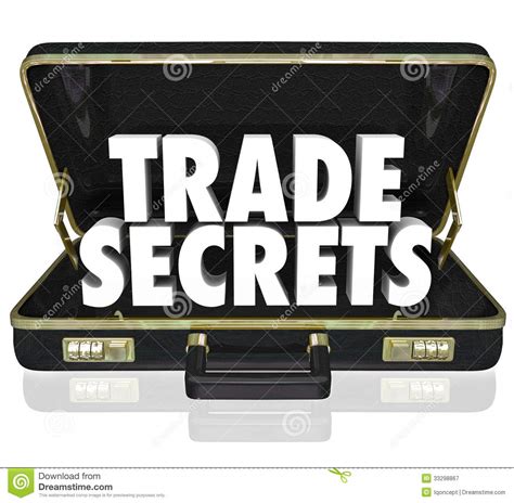 Trade Secrets Briefcase Business Proprietary Information Intelle
