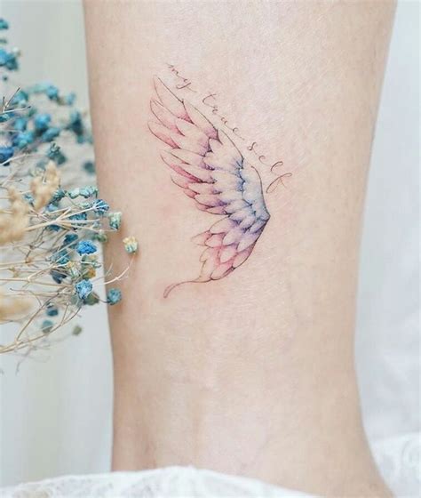 70 Ideas Angel Wing Tattoos To Take You To Heaven In 2020 Angel