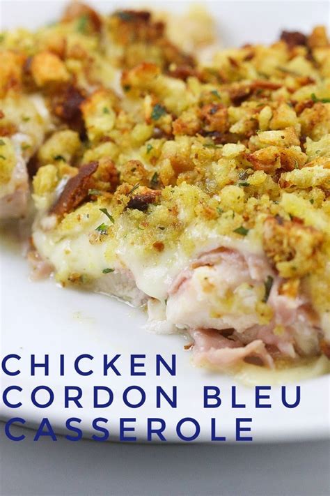 Maybe you would like to learn more about one of these? With this chicken cordon bleu casserole you get the same ...