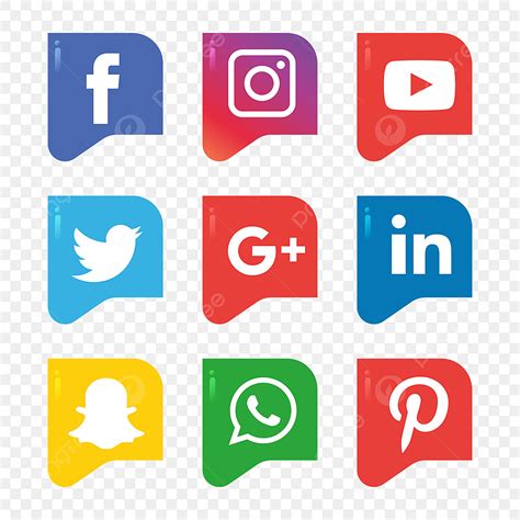 Social Media Marketing Clipart Vector Social Media Icons Set Logo Vector Illustrator Social