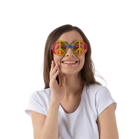 Peace Sign Glasses Fast And Free Delivery