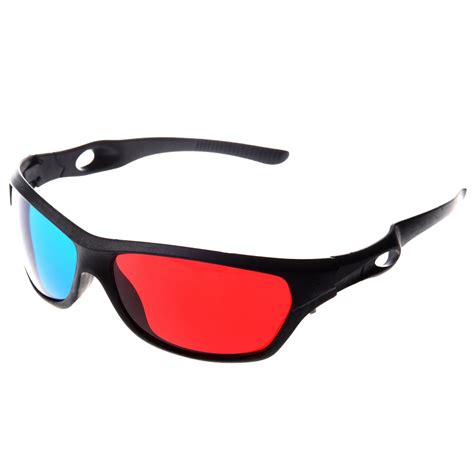 Red Blue Cyan Anaglyph Simple Style 3d Glasses 3d Movie Game Extra Upgrade Style
