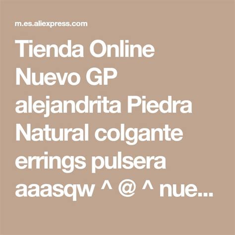 Tienda Online Nuevo Gp Alejandrita Piedra Natural Colgante Errings