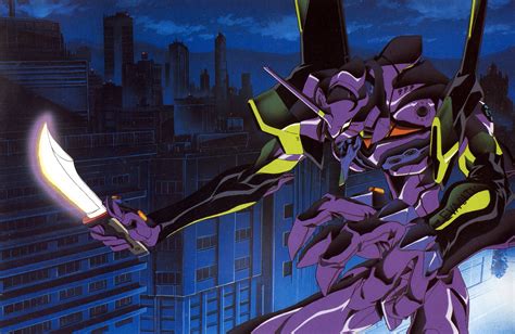 Anime Neon Genesis Evangelion Mech Knife Ikari Shinji