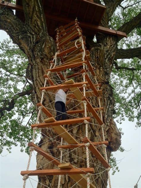 The Treehouser Part 16 Hanging The Treehouse Rope Ladder