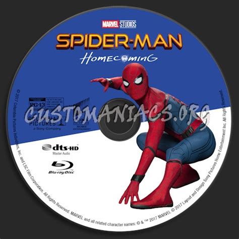 Spider Man Homecoming Blu Ray 3d Blu Ray Label Dvd Covers