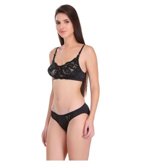 Buy Featherline Lycra Bra And Panty Set Online At Best Prices In India Snapdeal