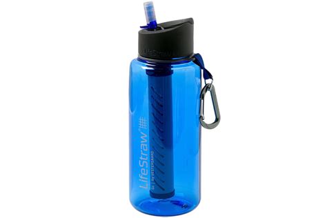 Lifestraw Go 2 Stage Water Bottle With Filter 1 Litre Blue