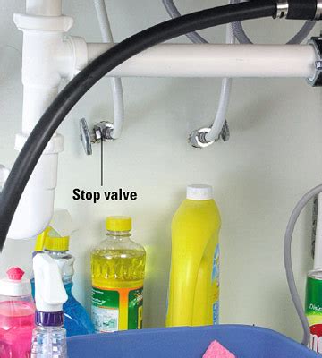 How To Shut Off Water To Bathroom Sink Without Valve - How To Turn Off Water To Sink When Stuck