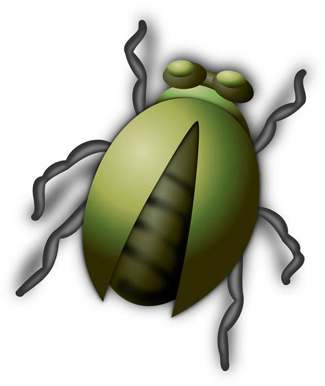 Green Cartoon Animalbeetlebuginsect Vector Free Psdvectoricons