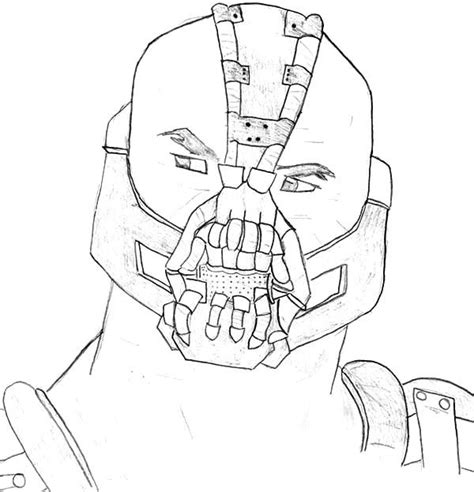 Bane Batman From The Dark Knight Rises Coloring Pages Best Place To