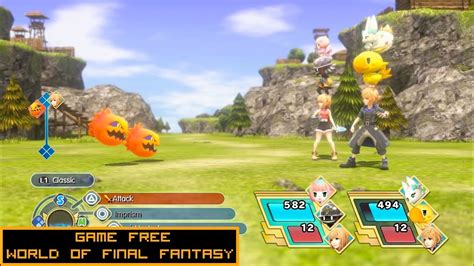 Game Free World Of Final Fantasy Demo Youtube