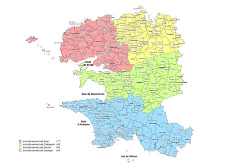 Finistère La Nouvelle Carte Des Intercommunalités Bretagne