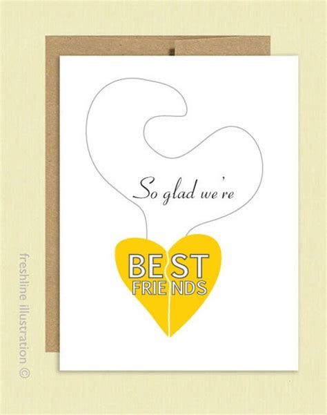 Things I Love To Post Best Friends Forever Card