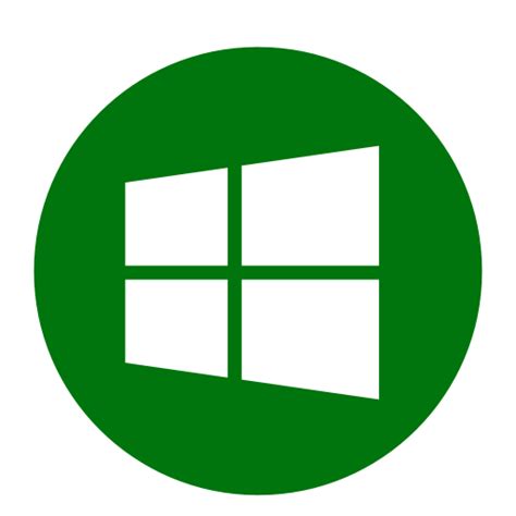 Windows Logo Png Icon Green