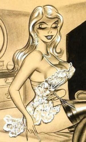 bill ward vintage pin up lingerie comic art illustration matted gallery print ebay