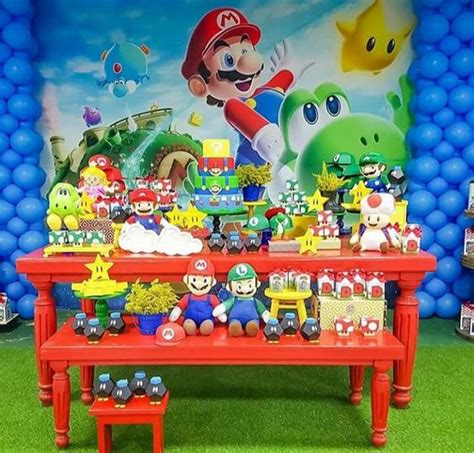 Acceso Escuchando Compartir Decoracion Para Cumpleaños De Mario Bros