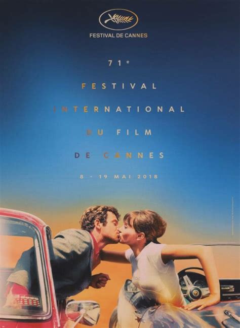 Affiche Festival De Cannes 2018 40x55cm Intemporel