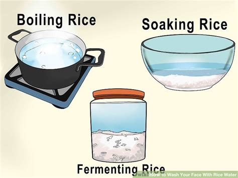 How To Wash Your Face With Rice Water With Pictures