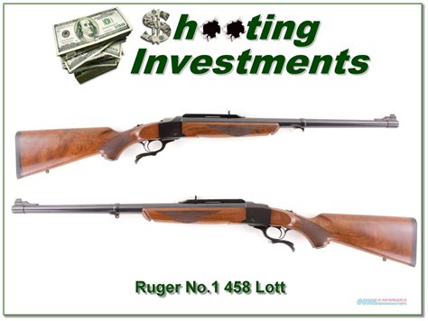 Ruger No1 Tropical In 458 Lott Unfired For Sale
