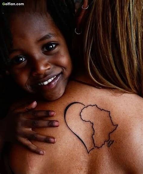 35+ Most Amazing African Map Tattoo Designs | African tattoo, Africa