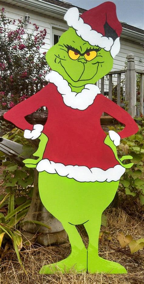 Grinch Wood Yard Art Patterns Woodworking Projects And Plans
