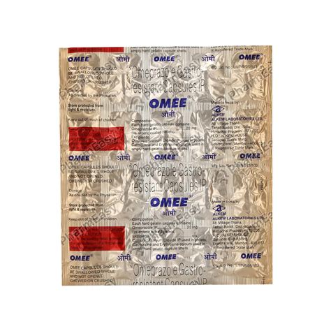 Omee 20 Mg Capsule 20 Uses Side Effects Dosage Composition