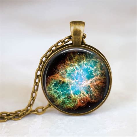 Outer Space Jewelry Galaxy Necklace Astronomy Necklace Etsy