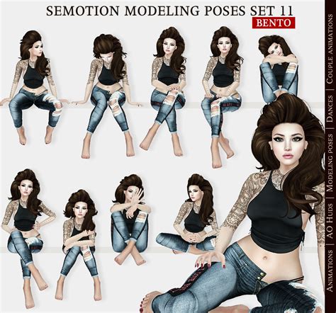 Semotion Female Bento Modeling Poses Set 11 10 Static Po Flickr