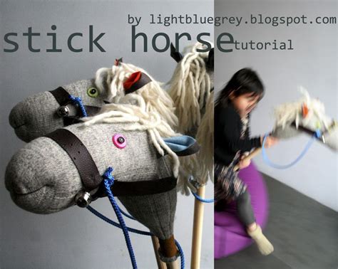 Lightbluegrey Lets Diy Stick Horses Diy Ts For Kids Sock