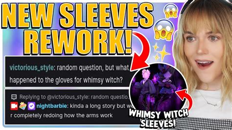 they are reworking all sleeves and arms whimsy witch sleeves coming 🏰 royale high youtube