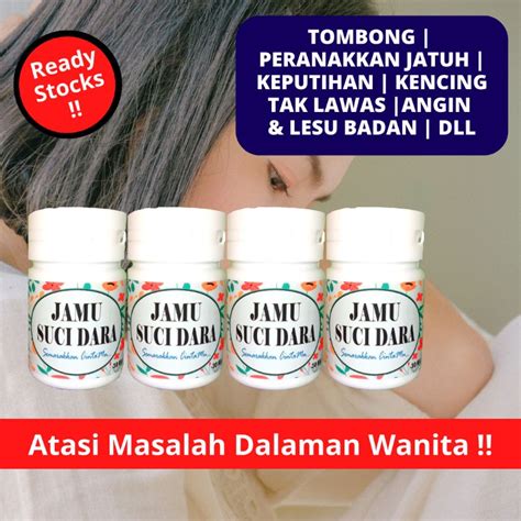 Hot Tombong Uterus Prolapse Pil Original Herbs Jamu Cuci