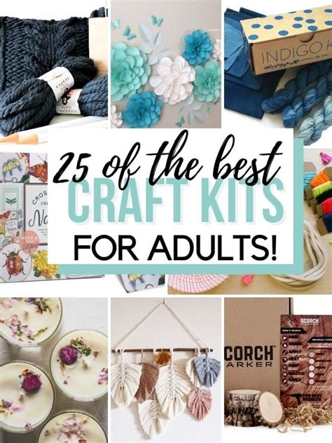 25 De Los Mejores Kits De Arte Y Artesanía Para Adultos Sustain My