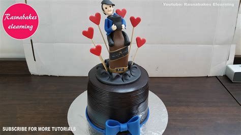 Idea for a boyfriend could be the sweetest gesture he can ever forget. Do It Yourself - Tutorials - easy simple unique birthday chocolate cake decoration designing ...