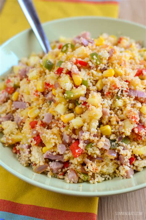 A list of dairy free healthy a options for those who are lactose intolerant and following the slimming world plan. Hawaiian Style Couscous | Slimming Eats - Weight Watchers ...